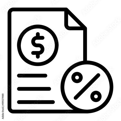 deflation line icon