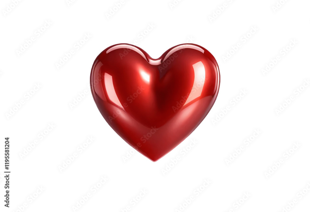 red heart isolated on white red heart isolated on white