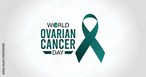 world ovarian cancer day motion video, ideal for world ovarian cancer day celebration