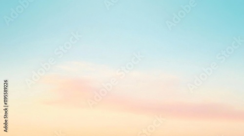 A calming gradient background with soft peach and sky blue colors.featuring smooth transitions.evoking peace and serenity.ideal for wellness and relaxation themes photo