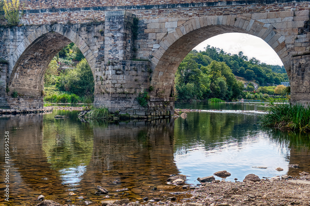 Obraz premium Lugo is a city and municipality of Spain, capital of the region and province of the same name, located in the northwest of the country, in Galicia.