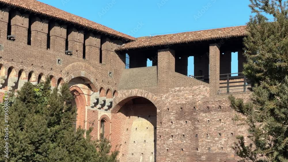 Sforzesco castle, Milan, Italy, Italy Sforzesco castle, Milan, Italy, Italy