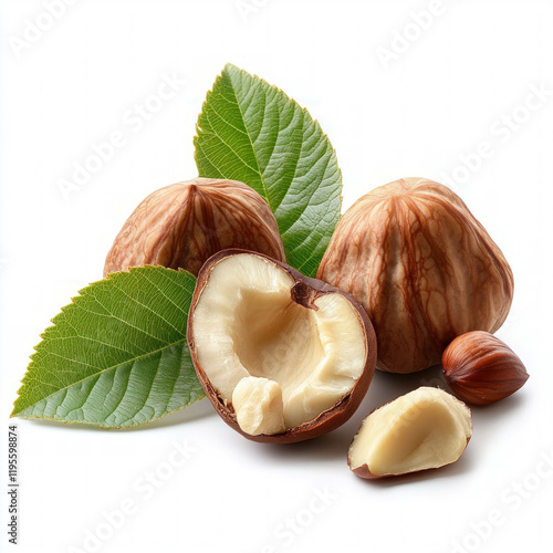 Hazelnut Isolated
