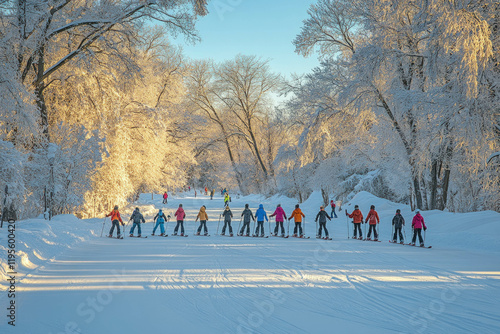Skiing People