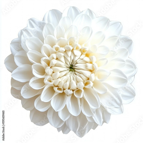 Wallpaper Mural White Chrysanthemum Isolated Torontodigital.ca
