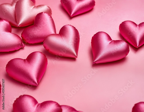 Heart made with ribbon