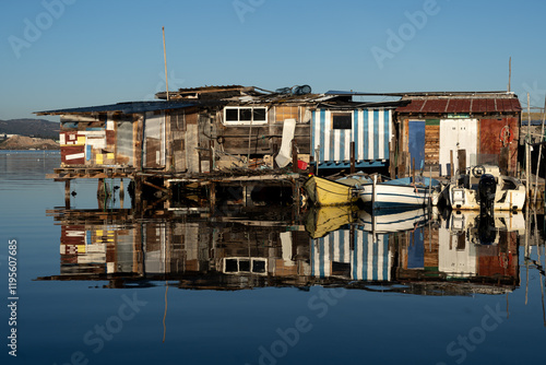 Quartier de la Pointe Courte à Sète