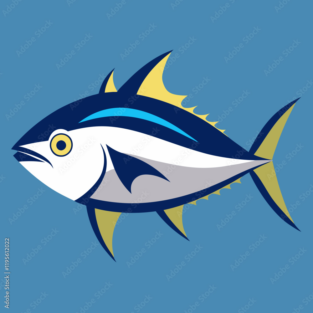 Fototapeta premium shark and fish