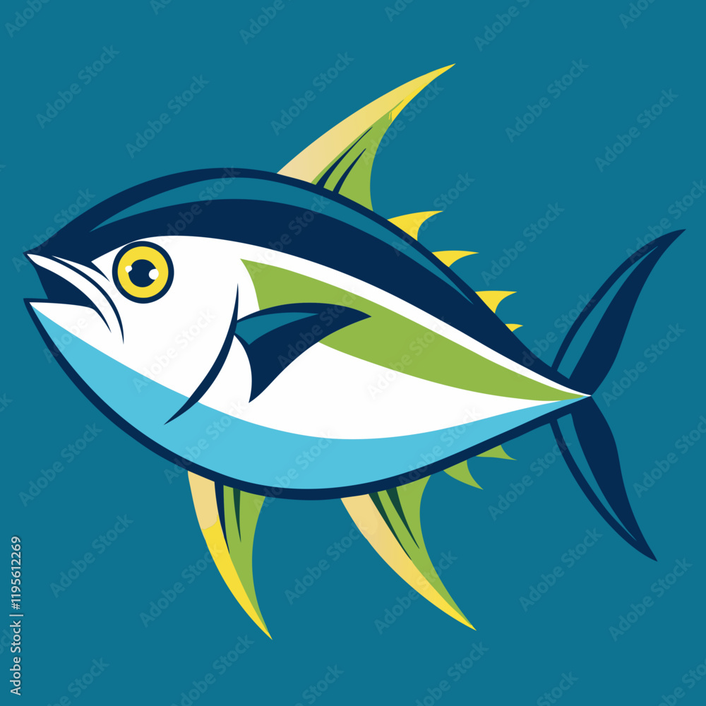 Fototapeta premium illustration of a fish