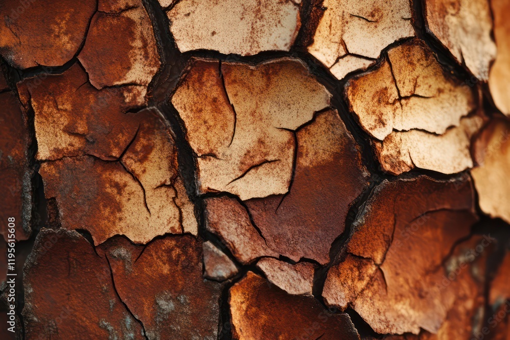 A close-up of rusted metal with pitting textures and vibrant earthy tones A close-up of rusted metal with pitting textures and vibrant earthy tones