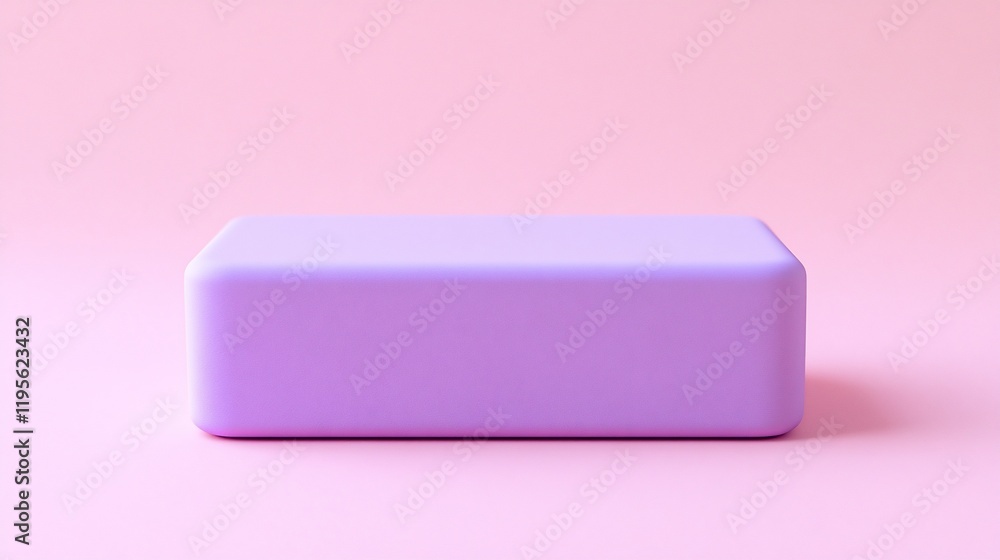 Lavender product display stand on pink backdrop Lavender product display stand on pink backdrop