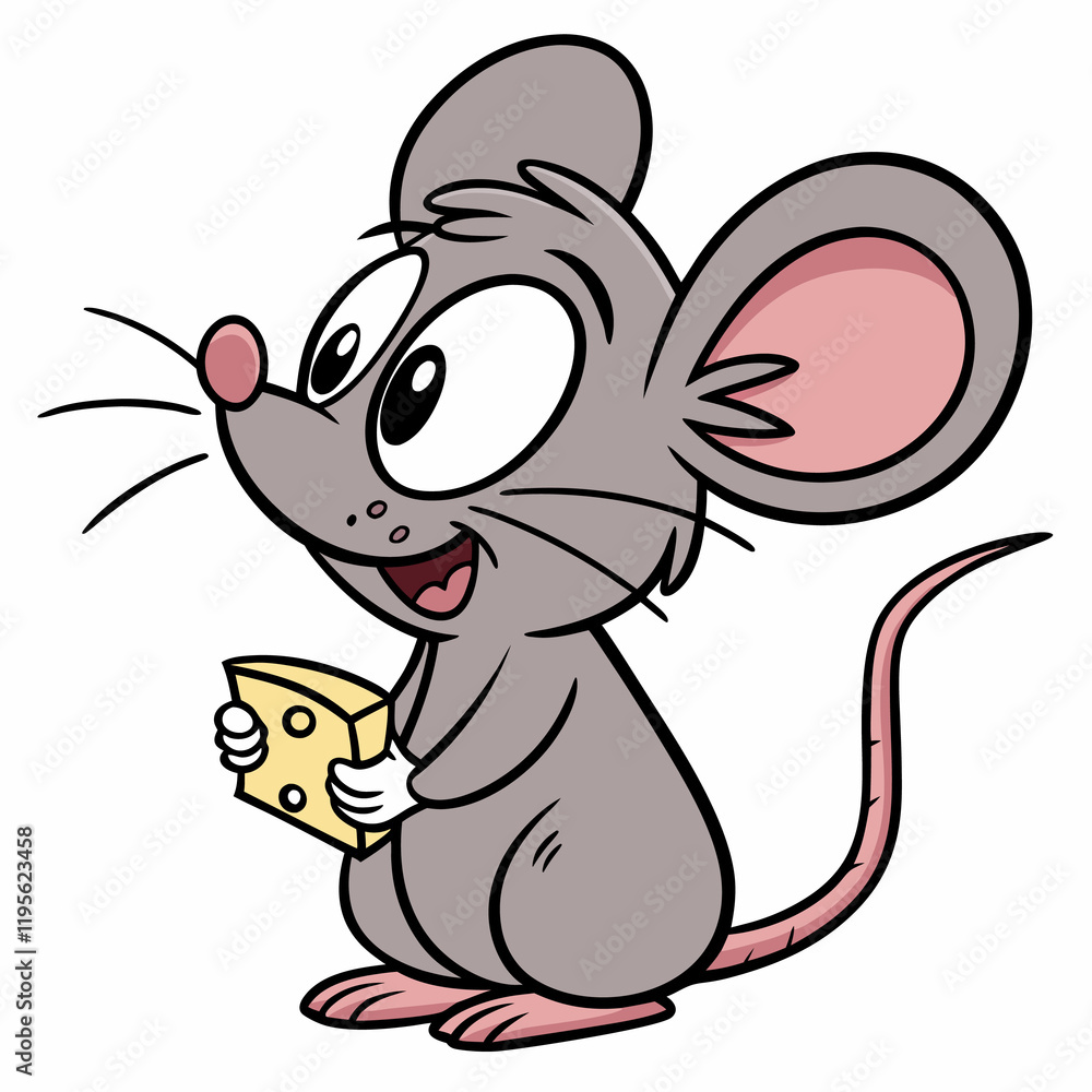 cute grey mouse animal cartoon vector illustration cute grey mouse animal cartoon vector illustration