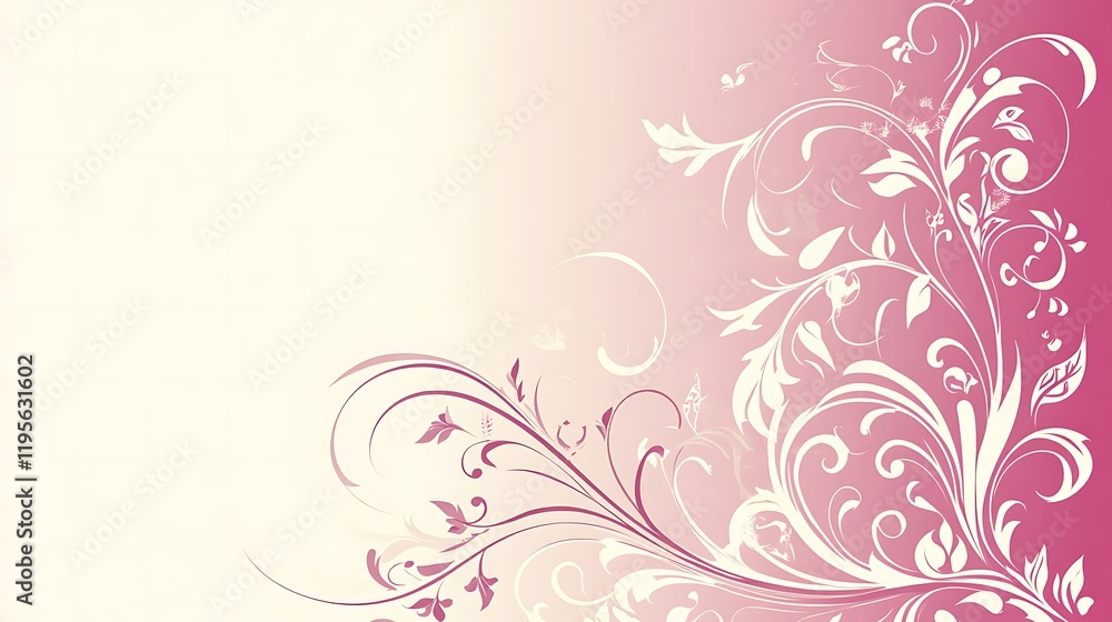 Delicate Pink Floral Design Background Image Delicate Pink Floral Design Background Image