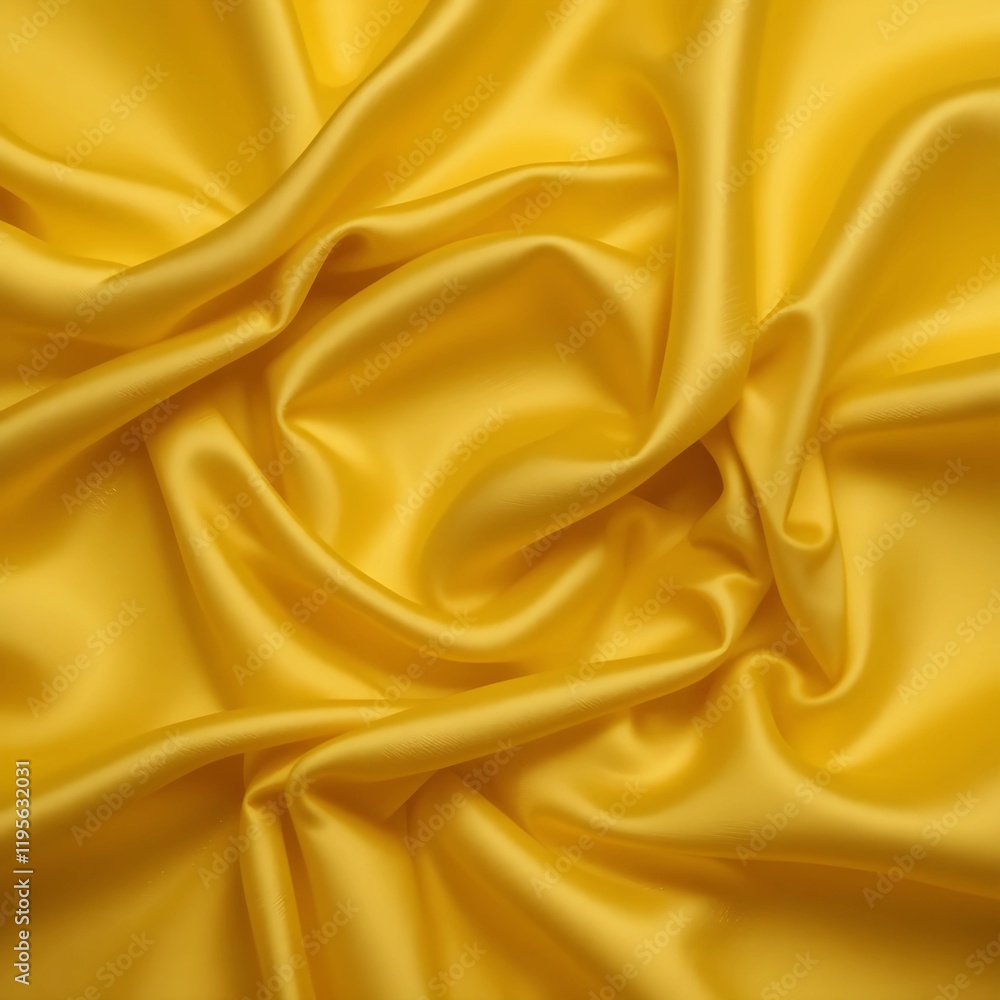 Mustard Yellow color luxurious fabric with a satin, linen like texture or silk cloth material Mustard Yellow color luxurious fabric with a satin, linen like texture or silk cloth material