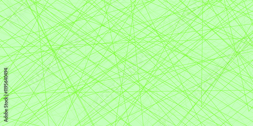 Abstract green background with green lines. Modern and geometric pattern with Design print for illustration, texture, text geometric background lines drawn on very peri paper. Geometric style pattern.