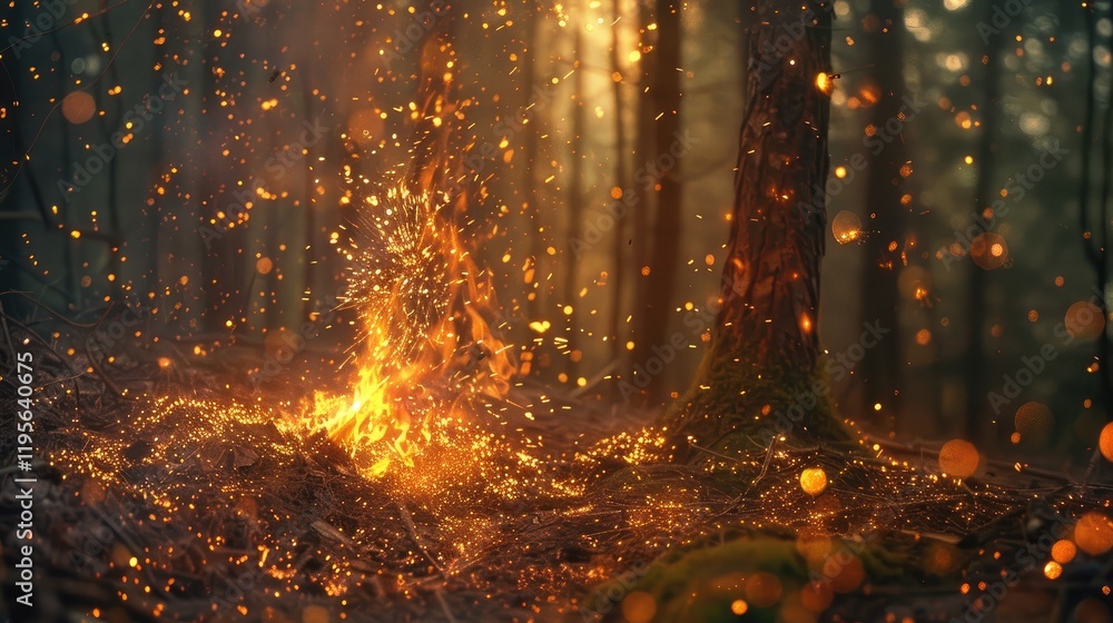 Fototapeta premium fire 