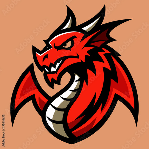 wolf tribal predators mighty dragon mascot