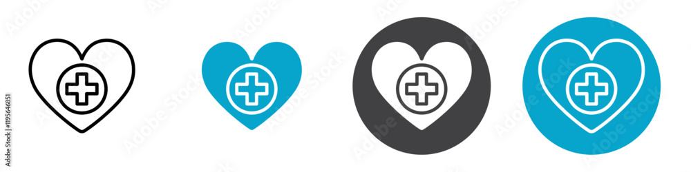 health icon Vector illustration in black health icon Vector illustration in black