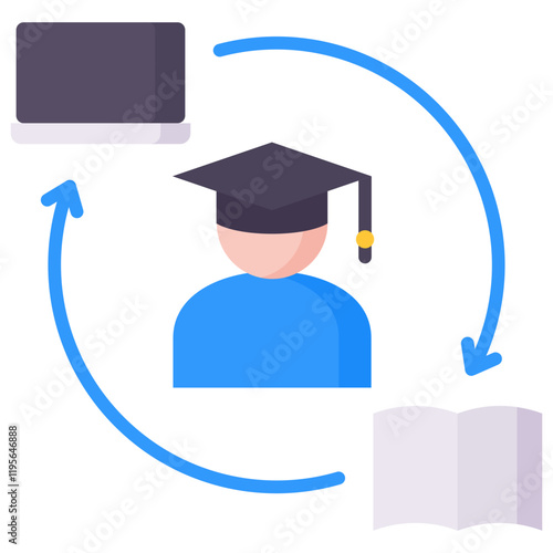 Blended Learning Icon