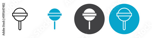 lolipop icon Vector illustration in black