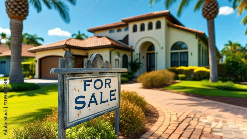 Suburban House For Sale Real Estate Sign, Ideal for Agents & Property Social Media Posts Suburban House For Sale Real Estate Sign, Ideal for Agents & Property Social Media Posts