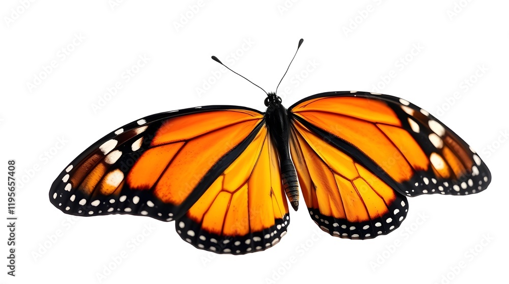 Obraz premium butterfly on white background