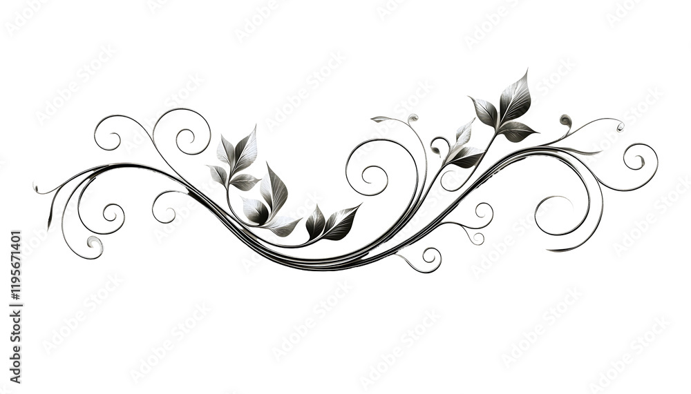 Elegant Decorative Swirls Elegant Decorative Swirls