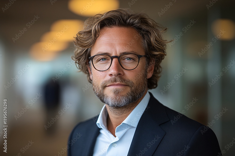 Naklejka premium Dynamic Leadership in the Corporate World