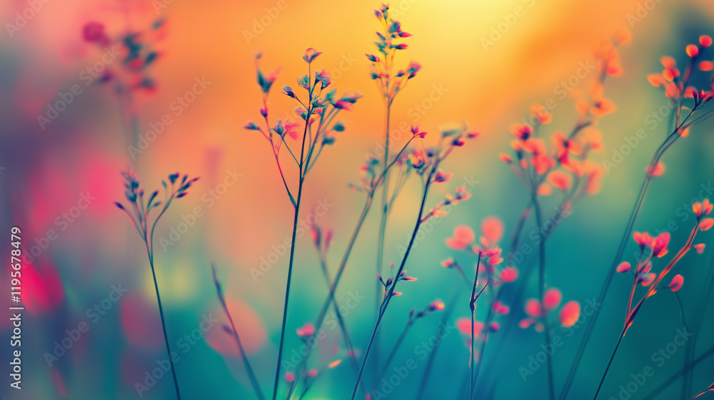 Wild Grass in Forest at Sunset Macro Abstract Nature Photography with Vintage Filter
Wild Grass in Forest at Sunset Macro Abstract Nature Photography with Vintage Filter