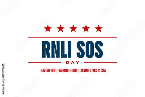 RNLI SOS day holiday concept