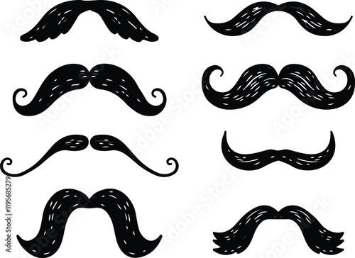  cartoon mustache