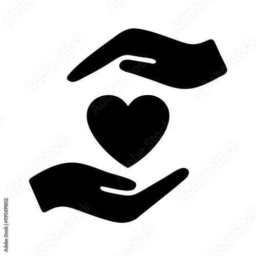 Hands Holding a Heart: Symbol of Love and Care