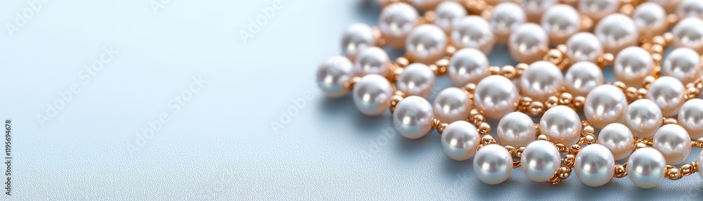 Elegant pearl jewelry showcase studio setting luxurious atmosphere close-up timeless beauty Elegant pearl jewelry showcase studio setting luxurious atmosphere close-up timeless beauty