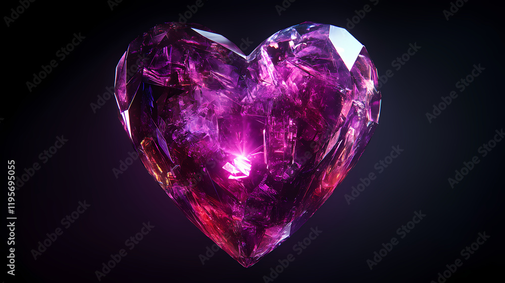 Abstract glowing purple heart shape design. crystalpath. illustration. Crystalpath. Illustration Abstract glowing purple heart shape design. crystalpath. illustration. Crystalpath. Illustration
