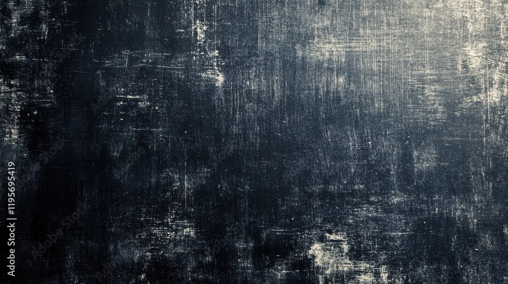 Fototapeta premium Dark grunge textured surface with scratched patterns and weathered details
