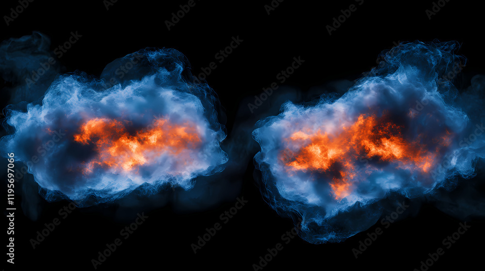 Abstract dark fantasy cosmic background with thunder and lightning Abstract dark fantasy cosmic background with thunder and lightning