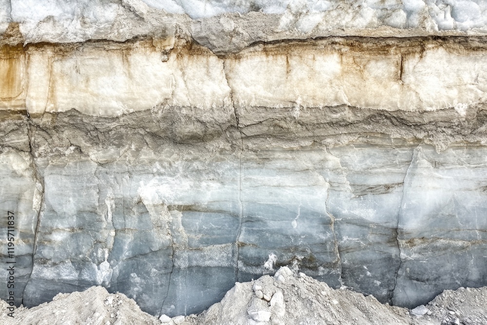 Fototapeta premium Earth's Layered Structure, A Geological Marvel