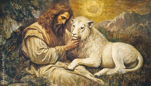 The Lion and the Lamb, Bible's description of the coming of Jesus Christ.
