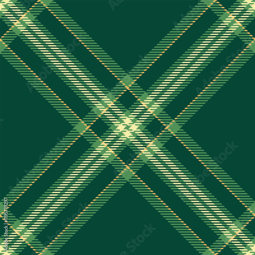 Striking green and beige diagonal plaid pattern.  Perfect for textile design, website backgrounds, or modern branding.  Clean, geometric design offers versatile applications.