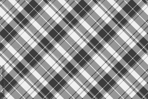 Business textile seamless fabric, outline pattern plaid texture. Colourful background vector tartan check in vintage gray and grey colors.