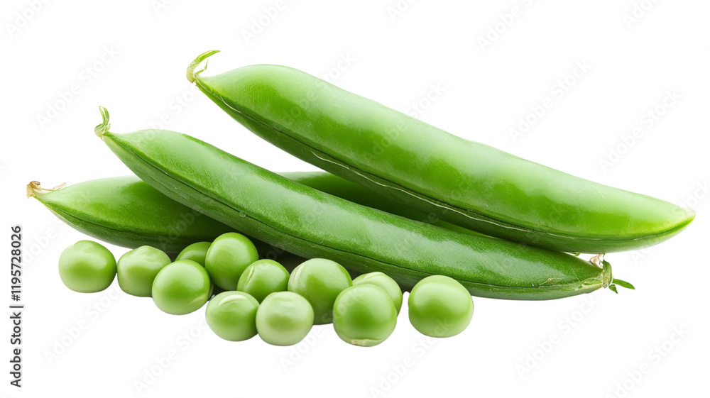 custom made wallpaper toronto digitalGreen pea pod, isolated on transparent background