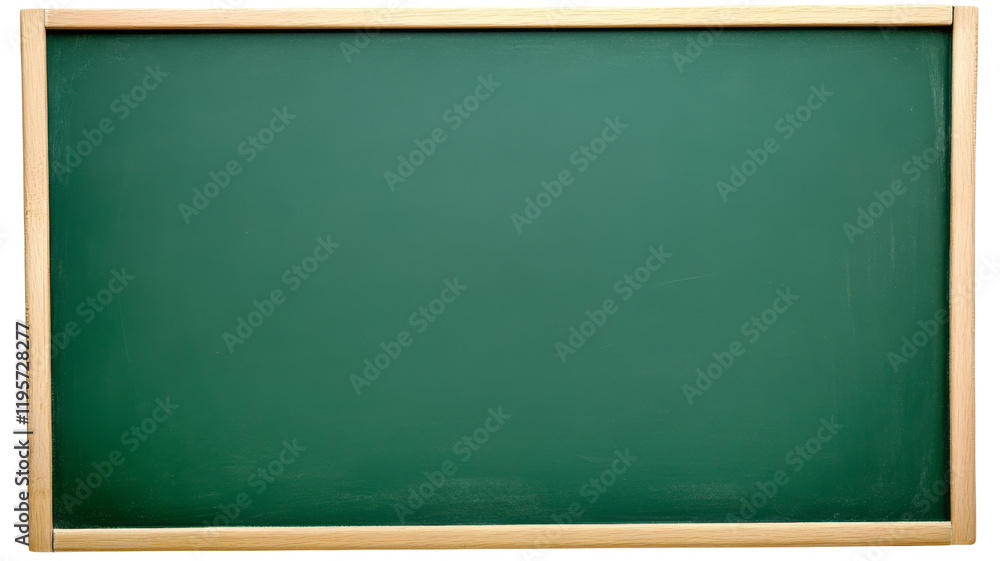 Green school chalkboard, isolated on transparent background Green school chalkboard, isolated on transparent background