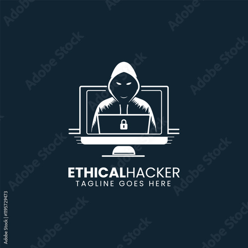 Hacker Logo Design for Ethical Hacking Company