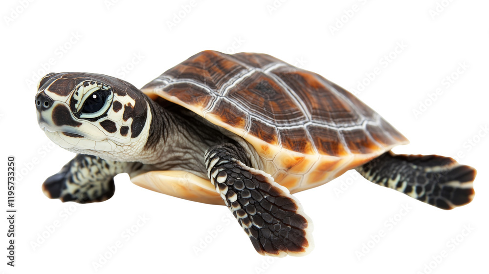Obraz premium Turtle, isolated on transparent background