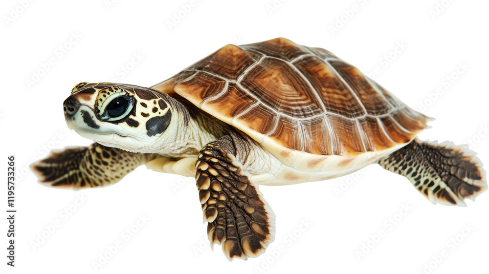 Fototapeta premium Turtle, isolated on transparent background