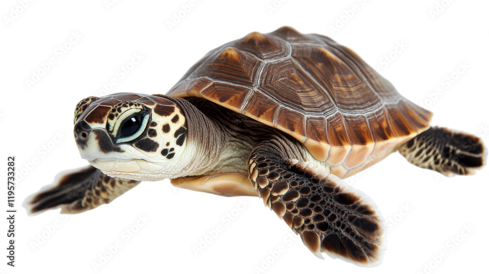 Obraz premium Turtle, isolated on transparent background