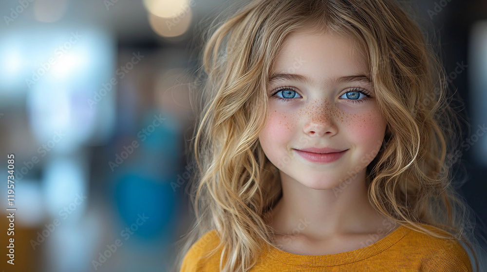 portrait of a smiling child portrait of a smiling child