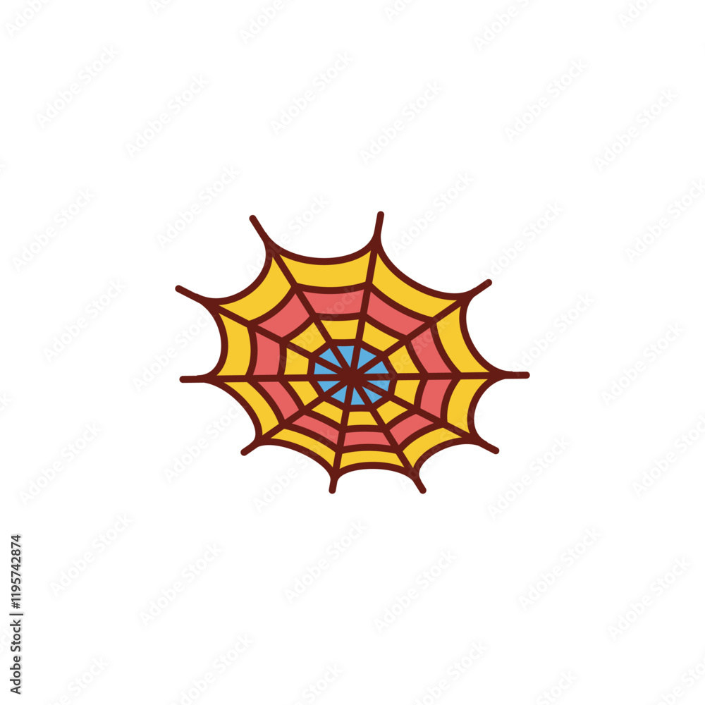 Spider web icon design Spider web icon design