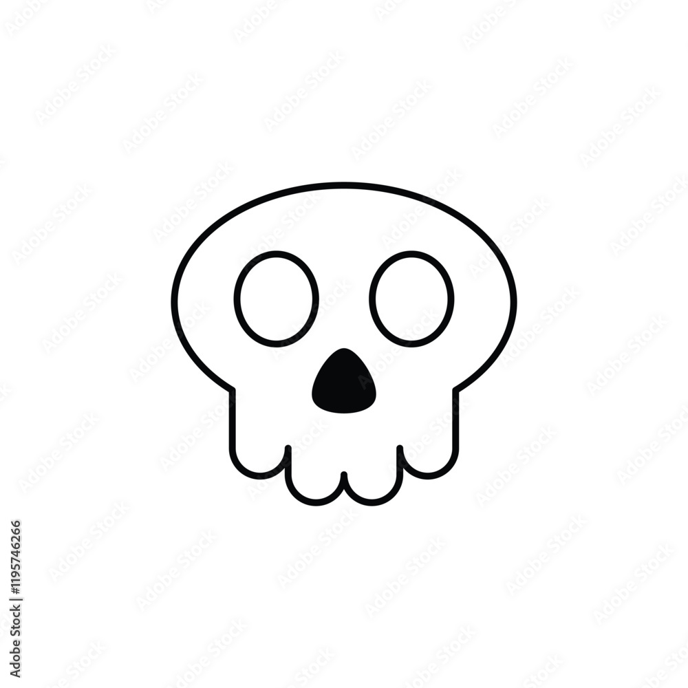 Skull icon design Skull icon design