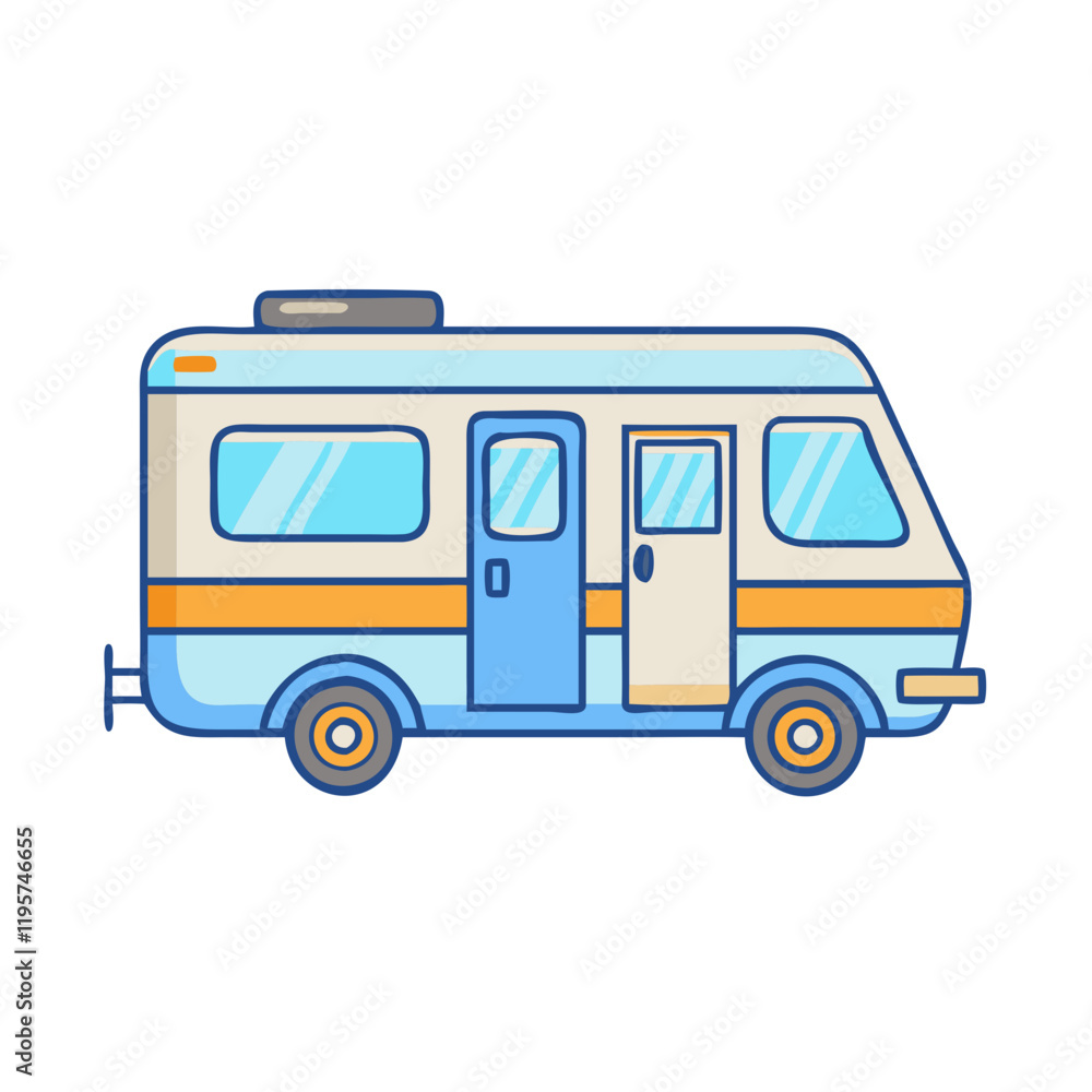 rv camper vector icon, rv camper vector illustration-simple illustration of rv camper, perfect for rv camper logos and icons and themed design rv camper vector icon, rv camper vector illustration-simple illustration of rv camper, perfect for rv camper logos and icons and themed design